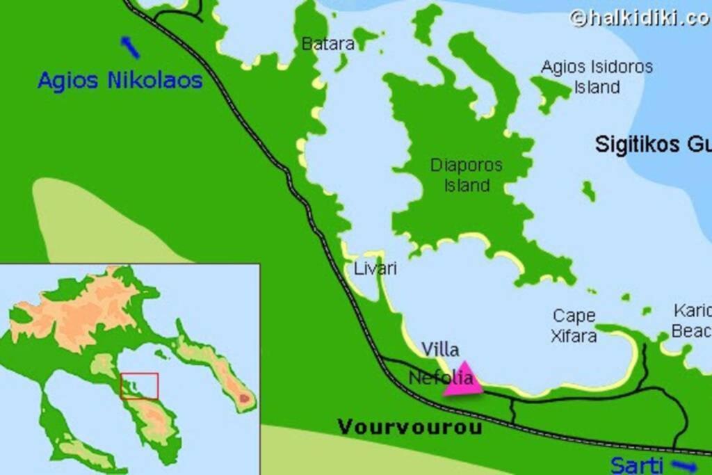 Nefolia Βίλα Βουρβουρού Εξωτερικό φωτογραφία
